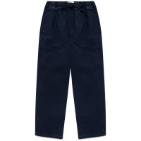 PRESIDENT'S Time OFF Trousers P'S Cotton Linen ECO DYE BLUE NAVY