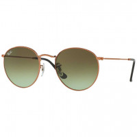Ray Ban Round Metal POLISHED BRONZE-COPPER/GREEN