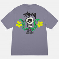 Stussy Skull Crest TEE MAUVE