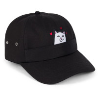 RIPNDIP Nermal Loves 6 Panel BLACK