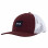 Hurley M Warner Trucker HAT BURGUNDY/WHITE