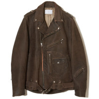 SUGARHILL Gill Leather Rider's Jacket BLACK GILL