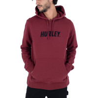 Hurley Fastlane Solid PO Fleece Russet