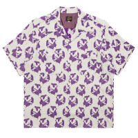 NEEDLES S/S One-up Shirt - Papillon JQ. OFF WHITE