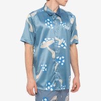 RIPNDIP Euphoria Button UP LIGHT SLATE