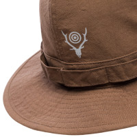 South2 West8 Jungle HAT - Nylon Oxford BROWN
