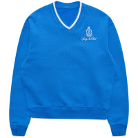 Sporty & Rich Vendome V Neck Sweatshirt ATLANTIC