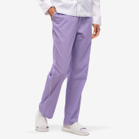 Sporty & Rich Serif Logo Pyjama Pants Lilac/White