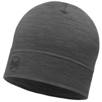 Buff Merino Lightweight HAT SOLID GREY