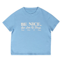 Sporty & Rich BE Nice T Shirt Periwinkle