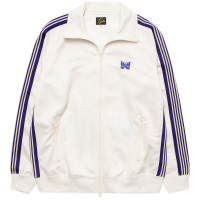 NEEDLES Track Jacket - Poly Smooth ICE WHITE