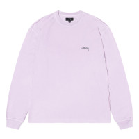 Stussy Pig. Dyed Inside OUT LS Crew Lilac
