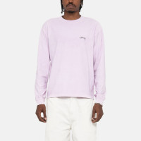 Stussy Pig. Dyed Inside OUT LS Crew Lilac