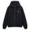 Stussy Stock Logo ZIP Hood WASHED BLACK