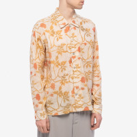 Karu Research Box Shirt ECRU/RED/ORANGE/YELLOW