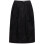 AURALEE Light Melton Skirt INK BLACK