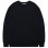 AURALEE Super High Gauge Wool Knit P/O BLACK