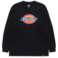 Dickies L/S Tri-color Logo Graphic TEE BLACK