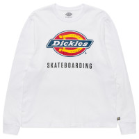 Dickies Skateboarding L/S Logo TEE White