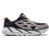 HOKA ONE ONE M Clifton L Suede BLACK/LUNAR ROCK