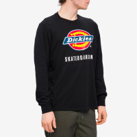Dickies Skateboarding L/S Logo TEE BLACK