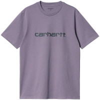 Carhartt WIP S/S Script T-shirt GLASSY PURPLE / DISCOVERY GREEN