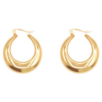 Sporty & Rich ORB Hoops GOLD
