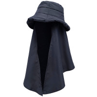 XENIA TELUNTS THE Snug-scarf Bucket HAT DARK GREY