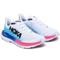 HOKA ONE ONE M Mach 5 White/Scuba Blue