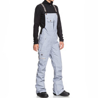 DC Collective BIB J Snpt LIGHT BLUE ACID WASH DENIM B
