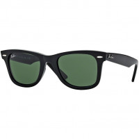 Ray Ban Wayfarer BLACK/CRYSTAL GREEN